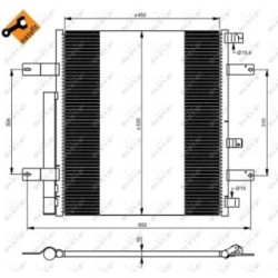 AC Condenser NRF 35925  OE 9705000154