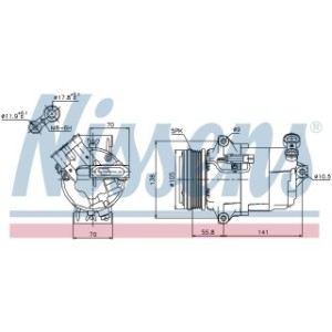 Compressor - Nissens 89038