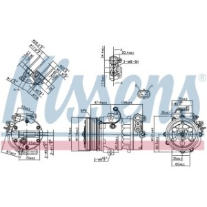 Compressor - Nissens 890388