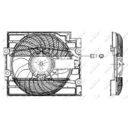 Engine Cooling Fan NRF 47211 for BMW 5 OE 64506908030