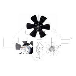 Engine Cooling Fan NRF 47390 for VW OE 165959455L