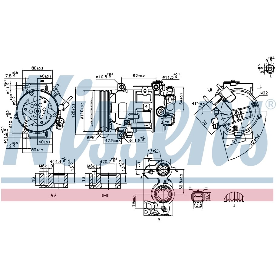 Compressor - Nissens 890420