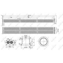 EGR Cooler NRF 48101  OE 51081000131