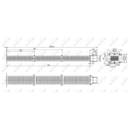 EGR Cooler NRF 48106  OE 51081007136