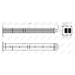 EGR Cooler NRF 48305  OE 51081007133