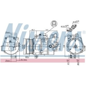 Compressor - Nissens 89043