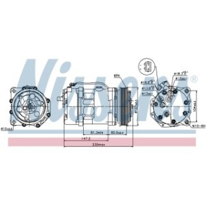 Compressor - Nissens 89044