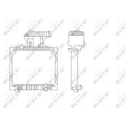 Engine Cooling Radiator NRF 50589  OE 81061016458