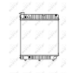 Engine Cooling Radiator NRF 507665  OE 6015005103