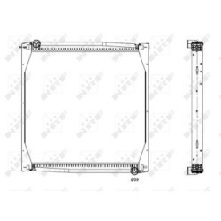 Engine Cooling Radiator NRF 519587  OE 1327249