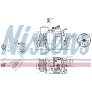 Compressor - Nissens 89052
