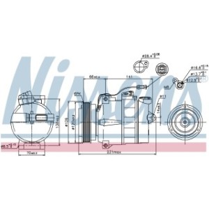 Compressor - Nissens 89054