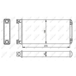 Heater Matrix NRF 53549  OE 1454123