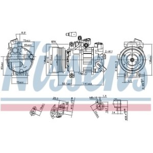 Compressor - Nissens 890551