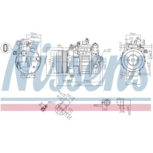Compressor - Nissens 890552