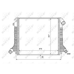 Engine Cooling Radiator NRF 53855  OE 9735000803