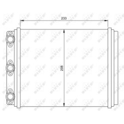 Heater Matrix NRF 54249  OE 0028353801