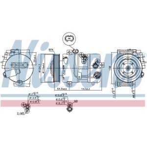 Compressor - Nissens 890578