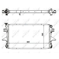 Engine Cooling Radiator NRF 56061