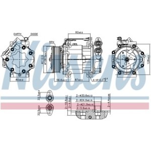 Compressor - Nissens 890584