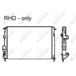 Engine Cooling Radiator NRF 58326 for RENAULT MEGANE, SCENIC
