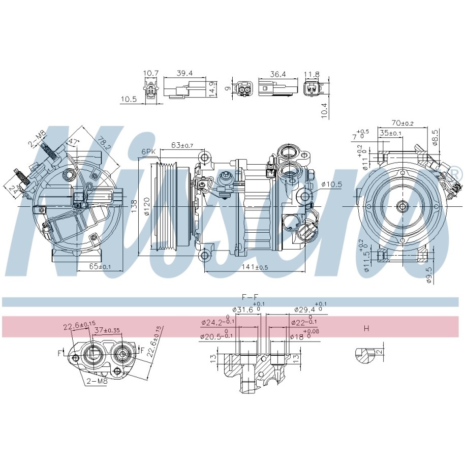 Compressor - Nissens 890593