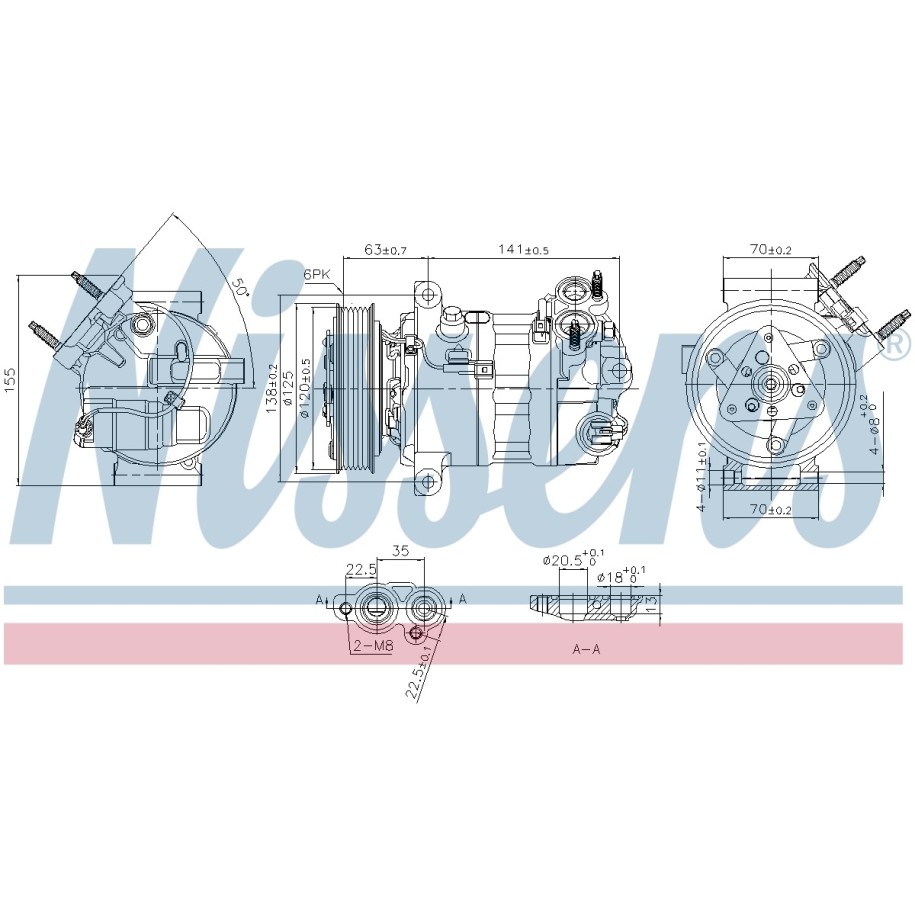 Compressor - Nissens 890594