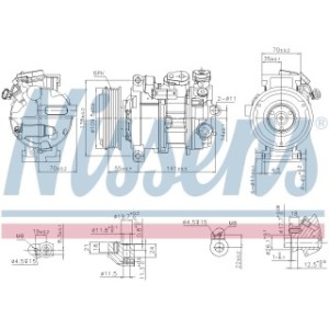 Compressor - Nissens 890595