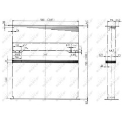 Radiator Core NRF 60511