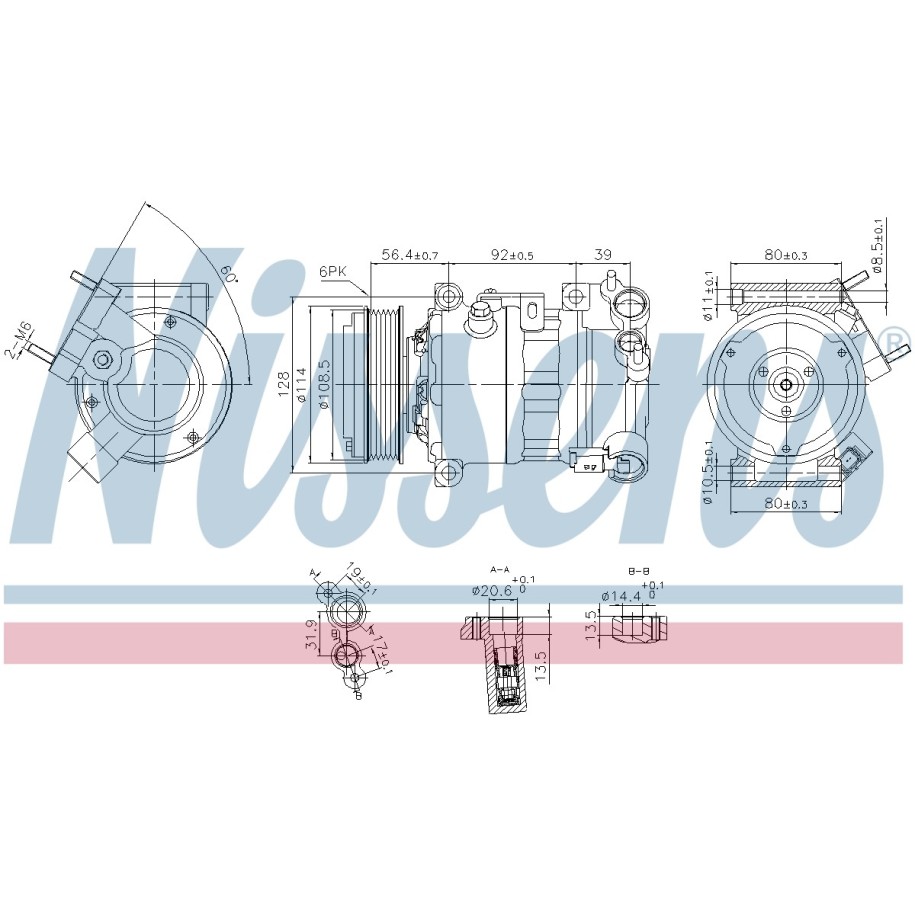 Compressor - Nissens 890599