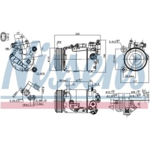Compressor - Nissens 890600