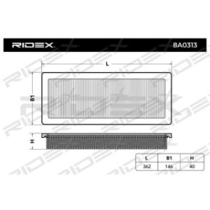 Air Filter - RIDEX 8A0313