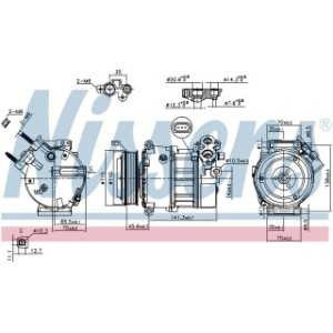 Compressor - Nissens 890617