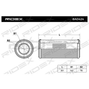 Air Filter - RIDEX 8A0424