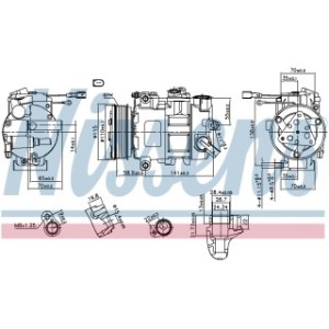 Compressor - Nissens 890620