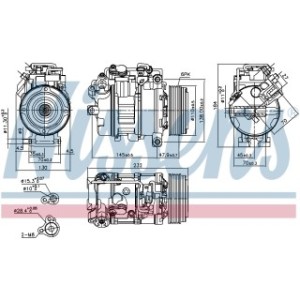 Compressor - Nissens 890628