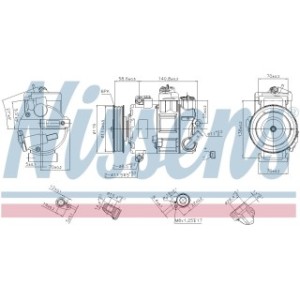 Compressor - Nissens 890632