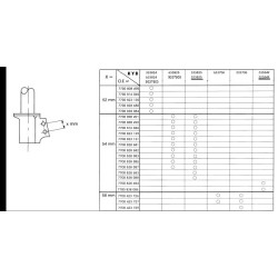 Front Shock Absorber KYB 323825 for RENAULT CLIO