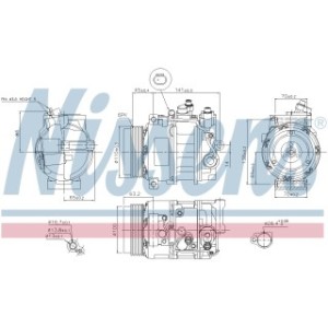 Compressor - Nissens 890634