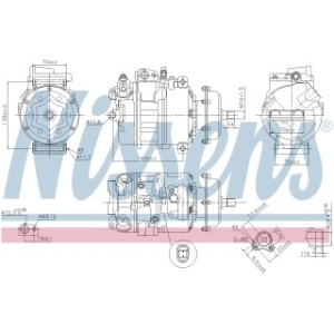 Compressor - Nissens 890635