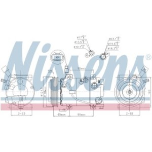 Compressor - Nissens 890640