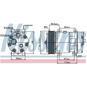 Compressor - Nissens 89065