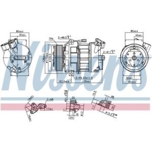 Compressor - Nissens 890656