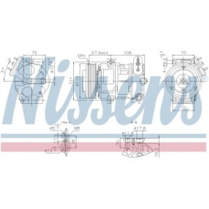 Compressor - Nissens 890663