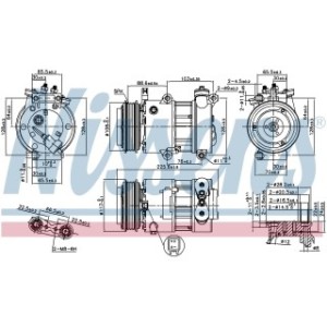 Compressor - Nissens 890664