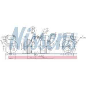 Compressor - Nissens 890685