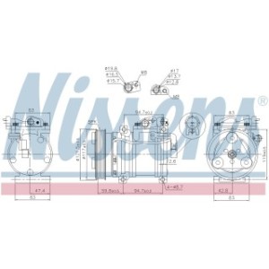 Compressor - Nissens 890688