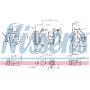 Compressor - Nissens 890693