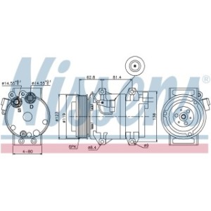 Compressor - Nissens 89070