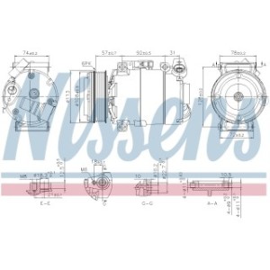 Compressor - Nissens 890714